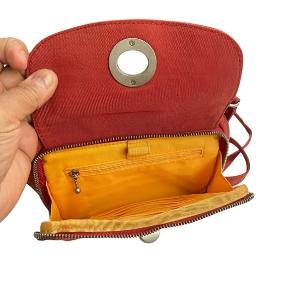 Baggallini crossbody Red with Orange interior - Picture 7 of 14